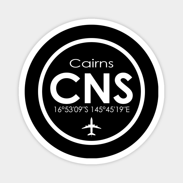 CNS, Cairns International Airport Magnet by Fly Buy Wear